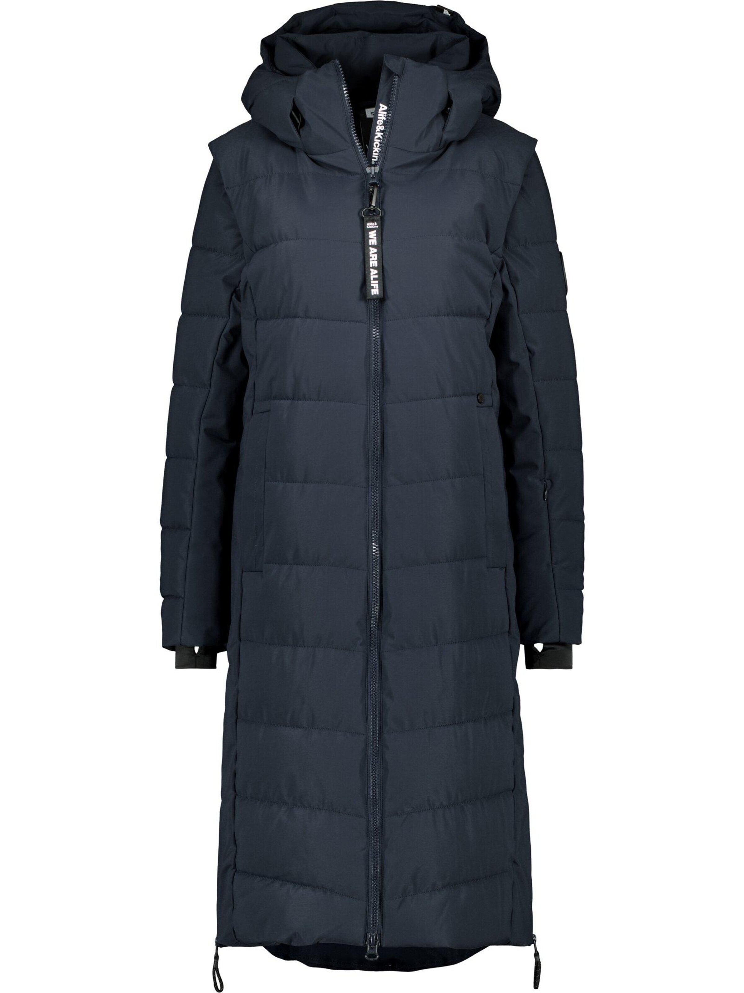 alife & kickin Winterjas 'Nelly' in Blauw: voorkant