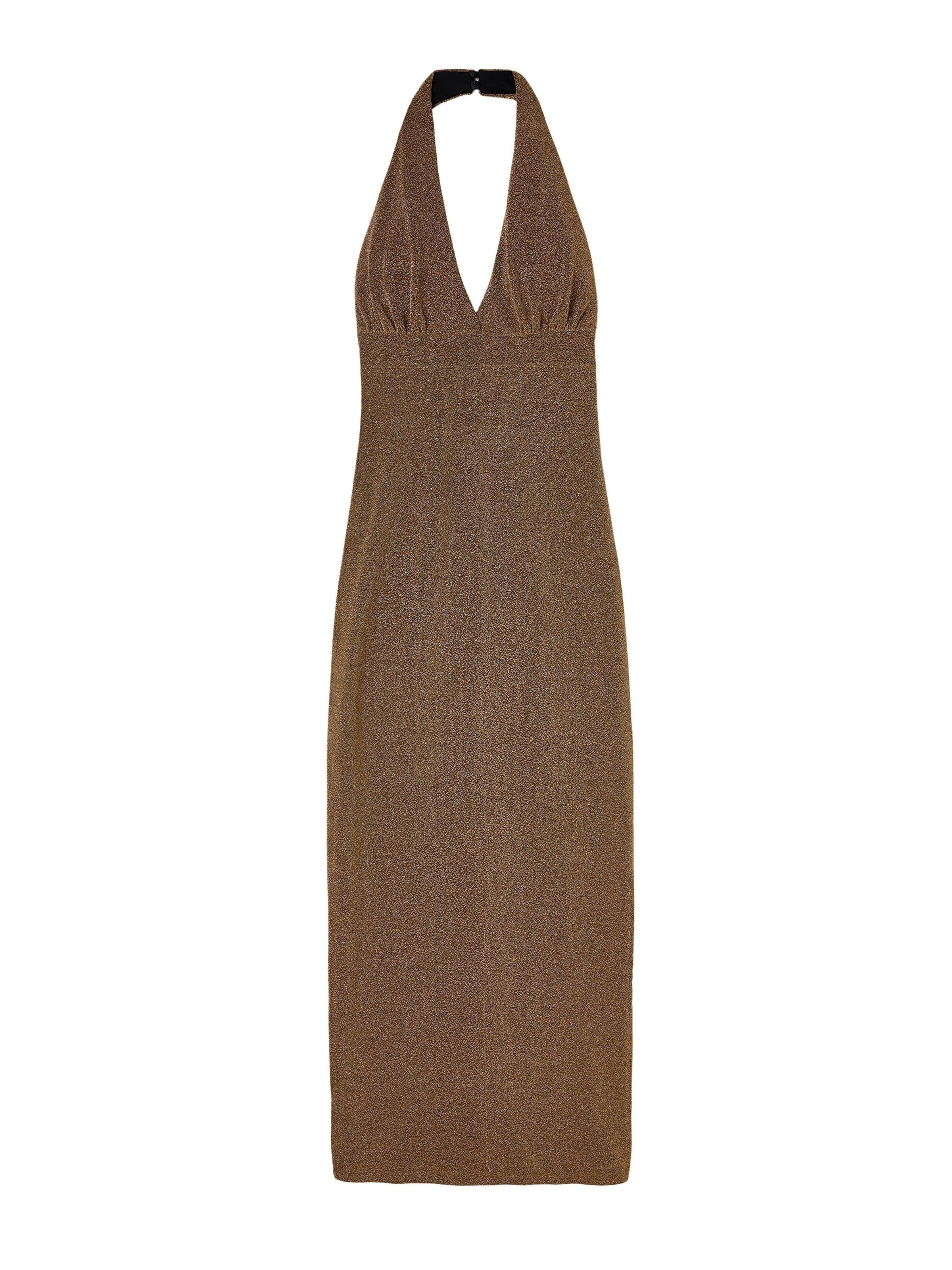 adl Dress in Gold: front
