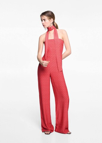 MANGO TEEN Dungarees 'Agata' in Red