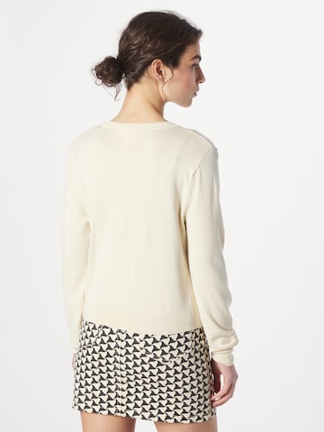 Monki Knit cardigan in Beige