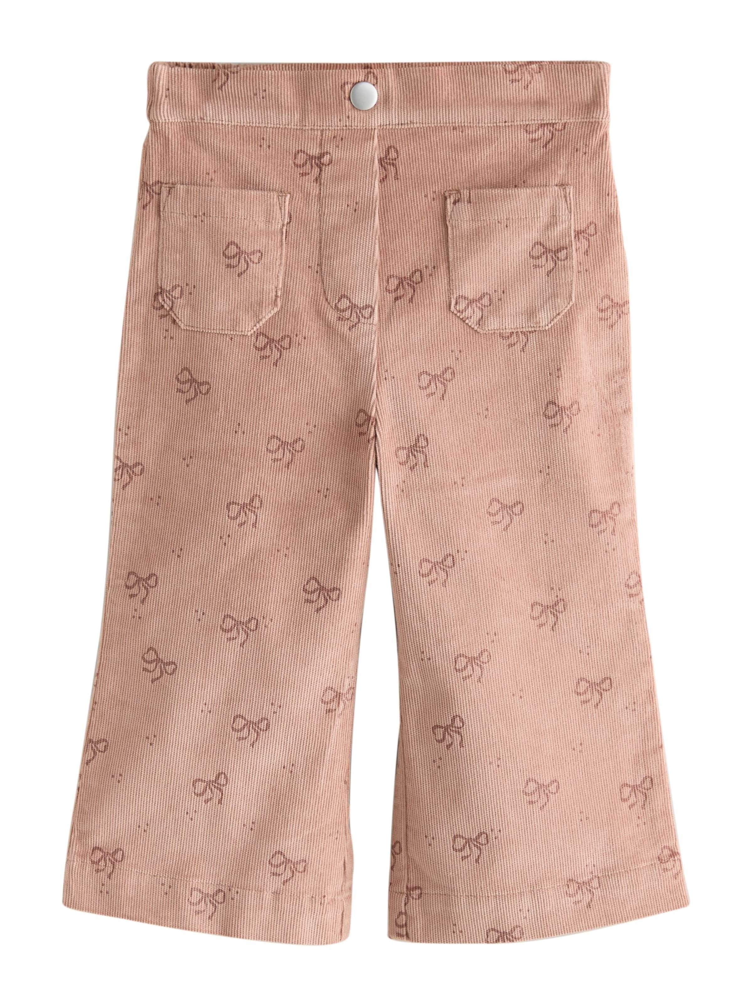 Next Широка кройка Панталон в кафяво: отпред