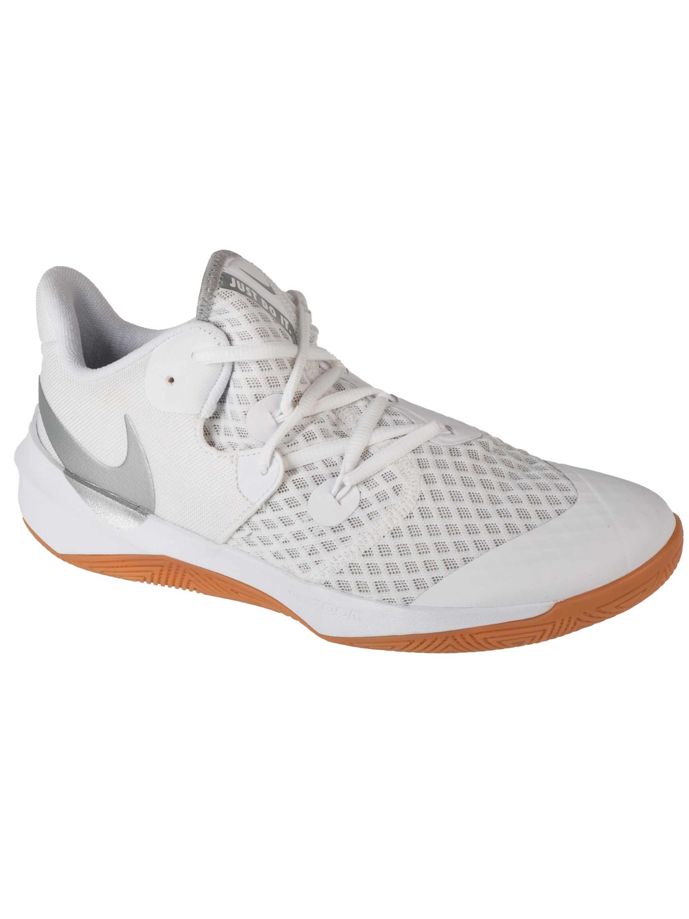 NIKE Athletic Shoes 'Zoom Hyperspeed Court Se' in White: front