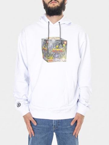 Sweat-shirt 'Blaster Hoodie White' Octopus en blanc