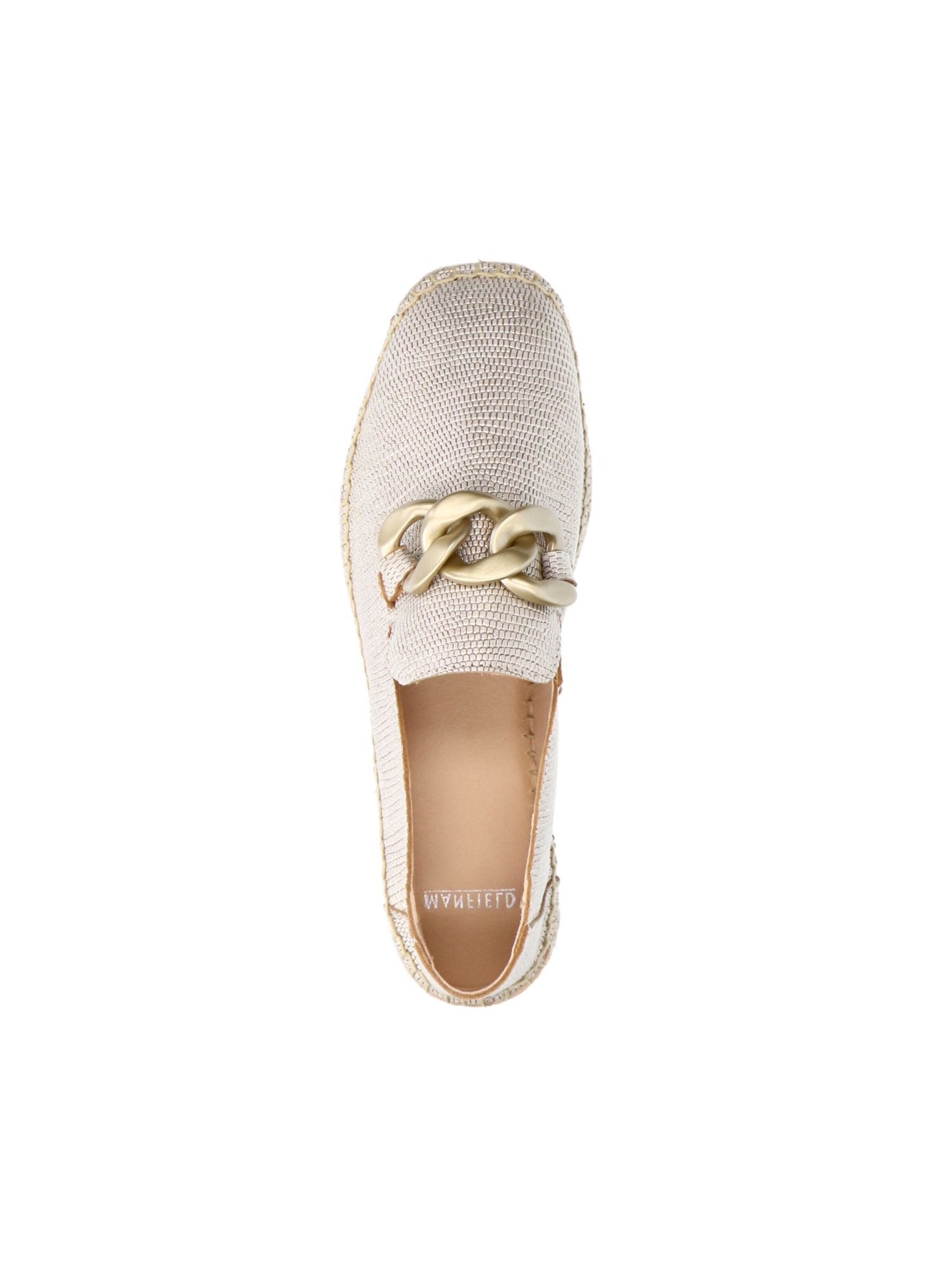 MANFIELD Espadrilles in Gold