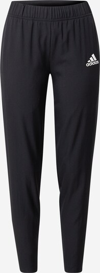 Pantaloni sport 'Melbourne' ADIDAS PERFORMANCE pe negru / alb, Vizualizare produs