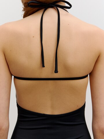 EDITED Bandeau Strój kąpielowy 'Gilda' w kolorze czarny