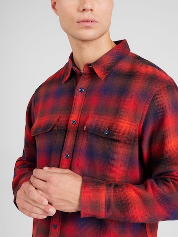 LEVI'S ®Comfort Fit Košulja 'Jackson Worker' - crvena boja