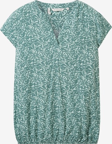 Tom Tailor Women + Blouse in Groen: voorkant