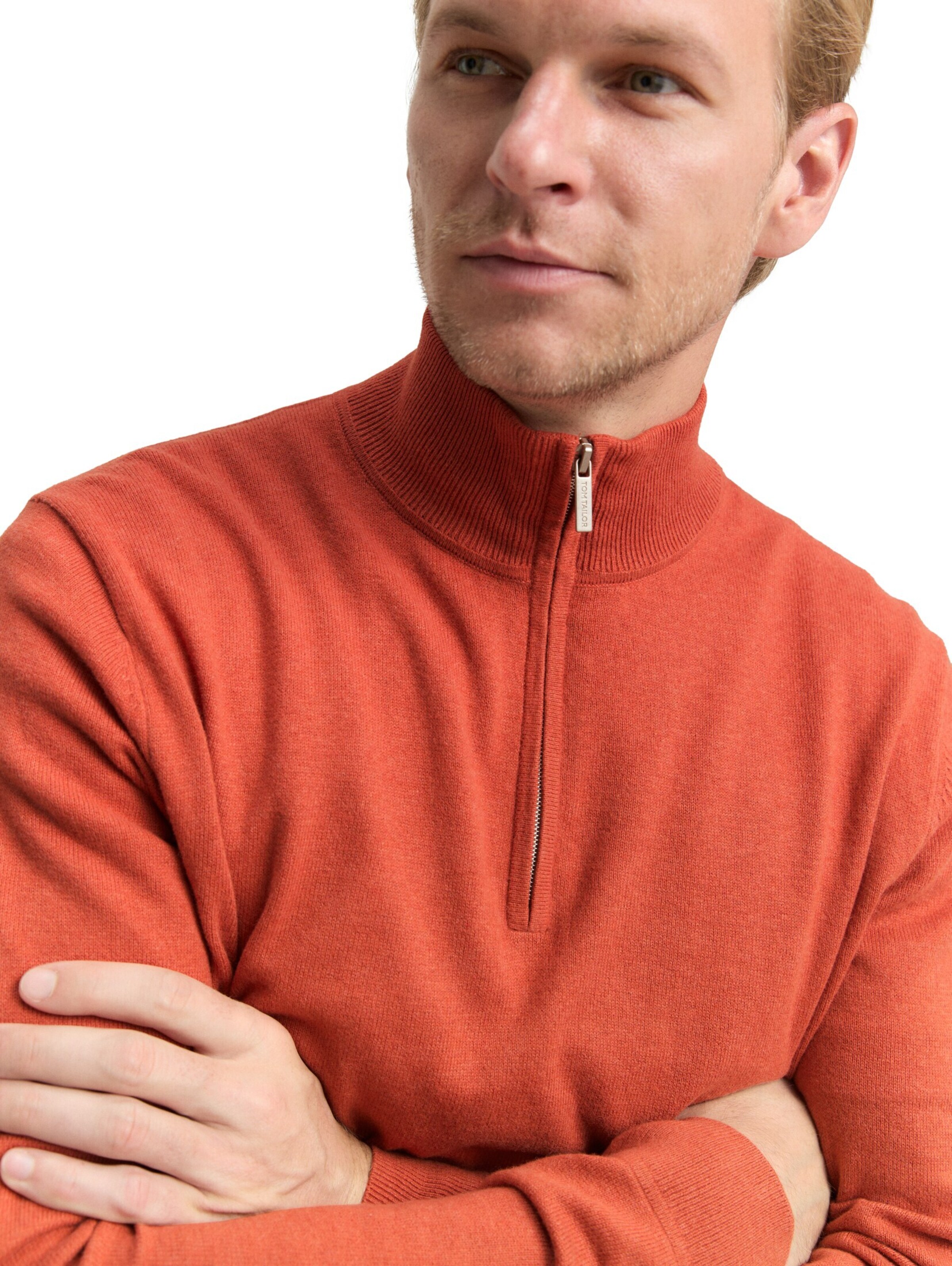 TOM TAILOR Sweater in Orange