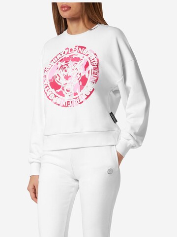 Plein Sport - Sweatshirt 'Carbon Tiger' em branco