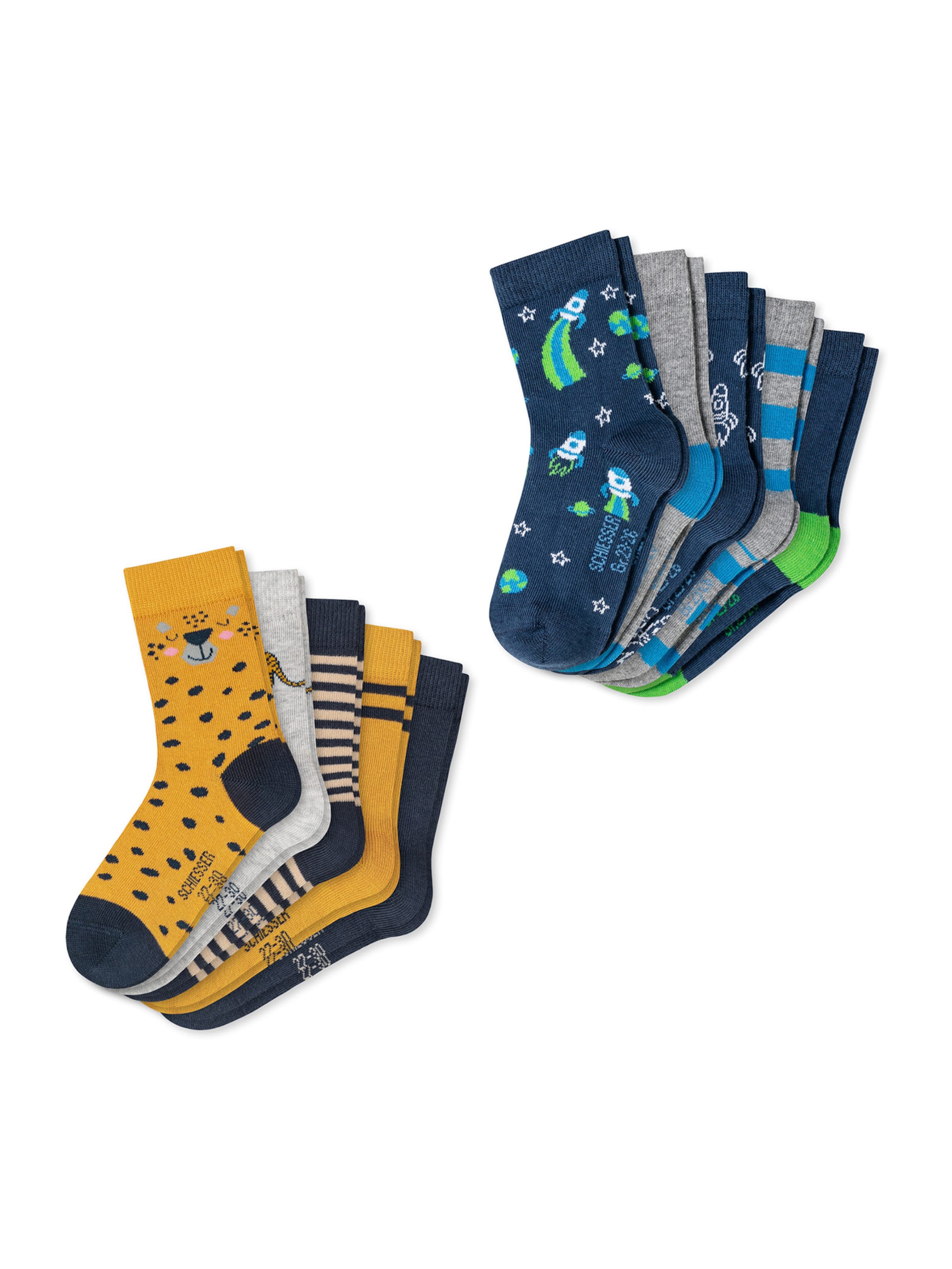 uncover by SCHIESSER Sokken in Gemengde kleuren: voorkant