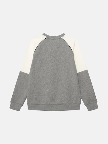 Sweat 'CALVIN KLEIN  JEANS kids COLORBLOCK RELAXED CN FELPA' Calvin Klein Kids en gris