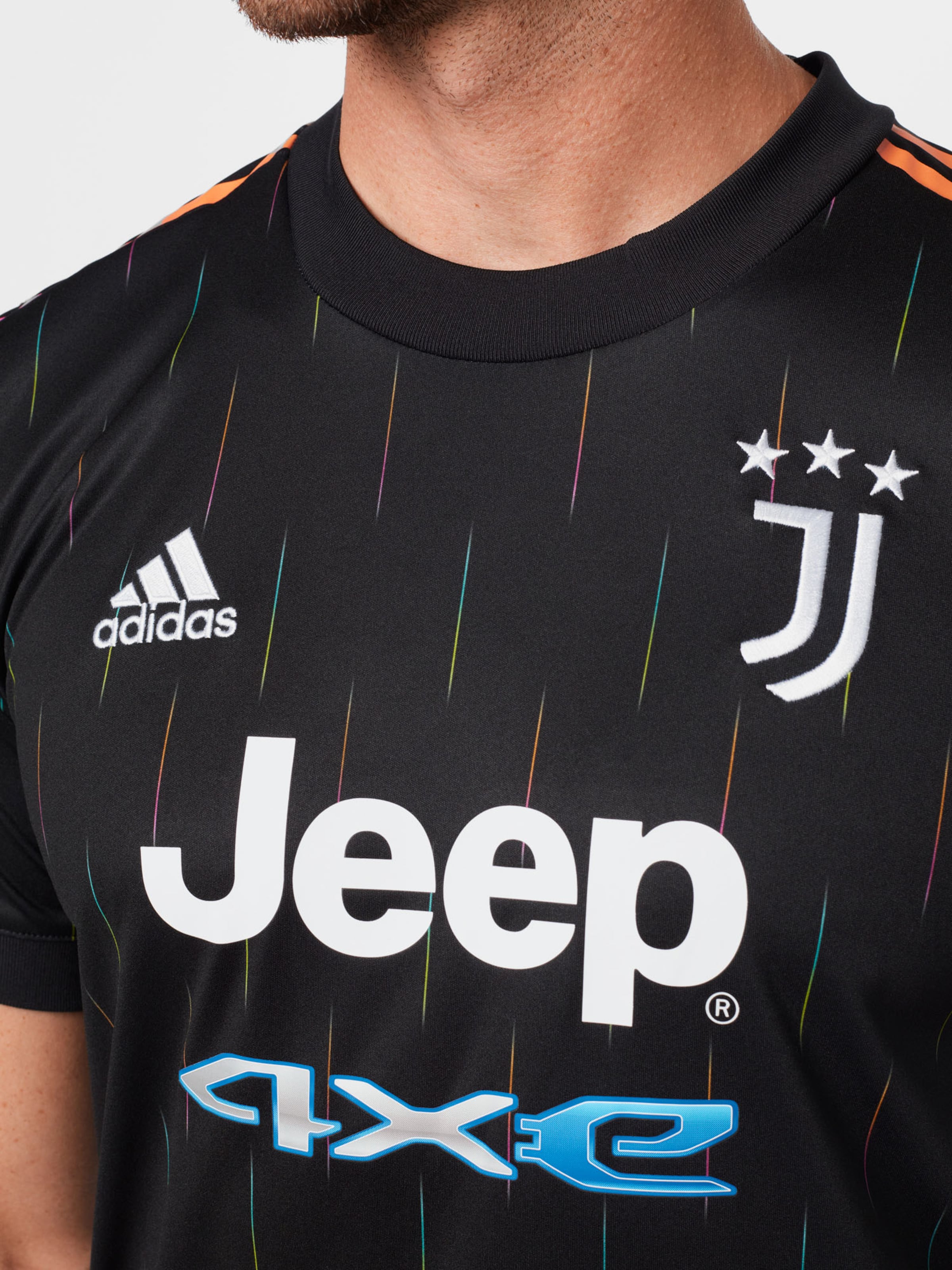 Vêtements de sport Maillot Juventus Turin ADIDAS PERFORMANCE en Noir 