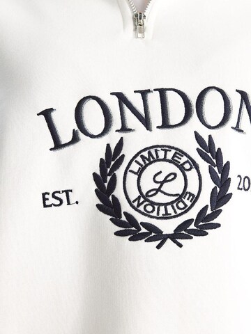 Sweat-shirt Bianco Lucci en blanc