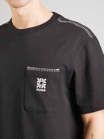 Maglietta 'Darro' di HUGO in nero