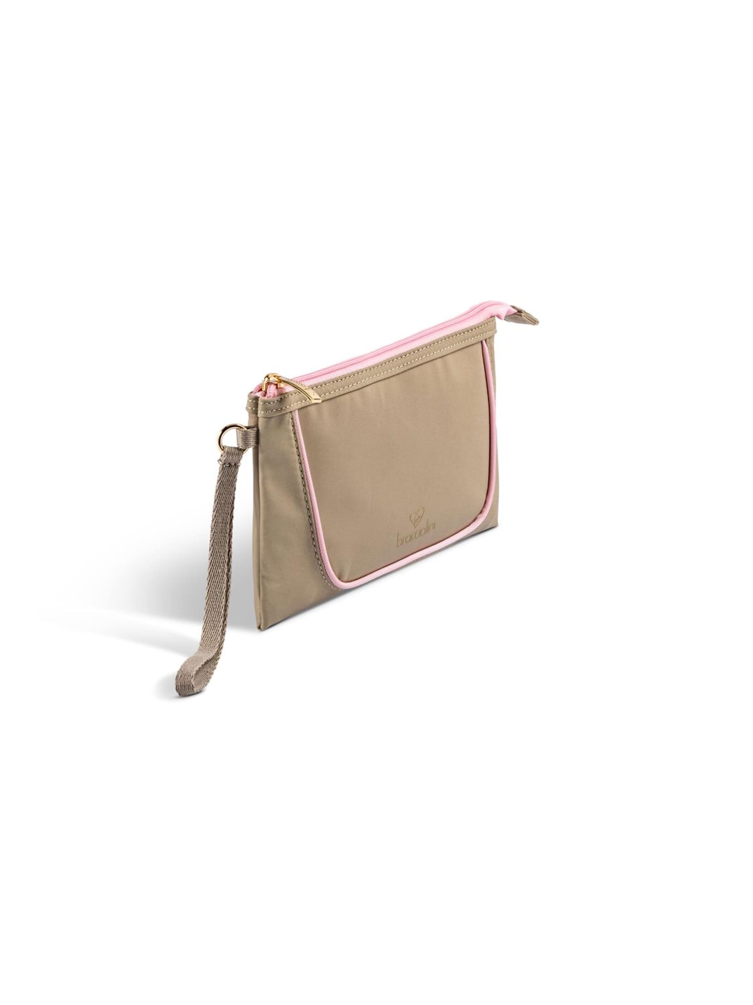 Braccialini Cosmetic Bag 'Milly' in Beige