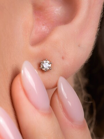 57emozioni Oorbellen 'Diamond' in Zilver