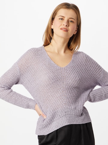 JDY Sweater 'Megan' in Purple