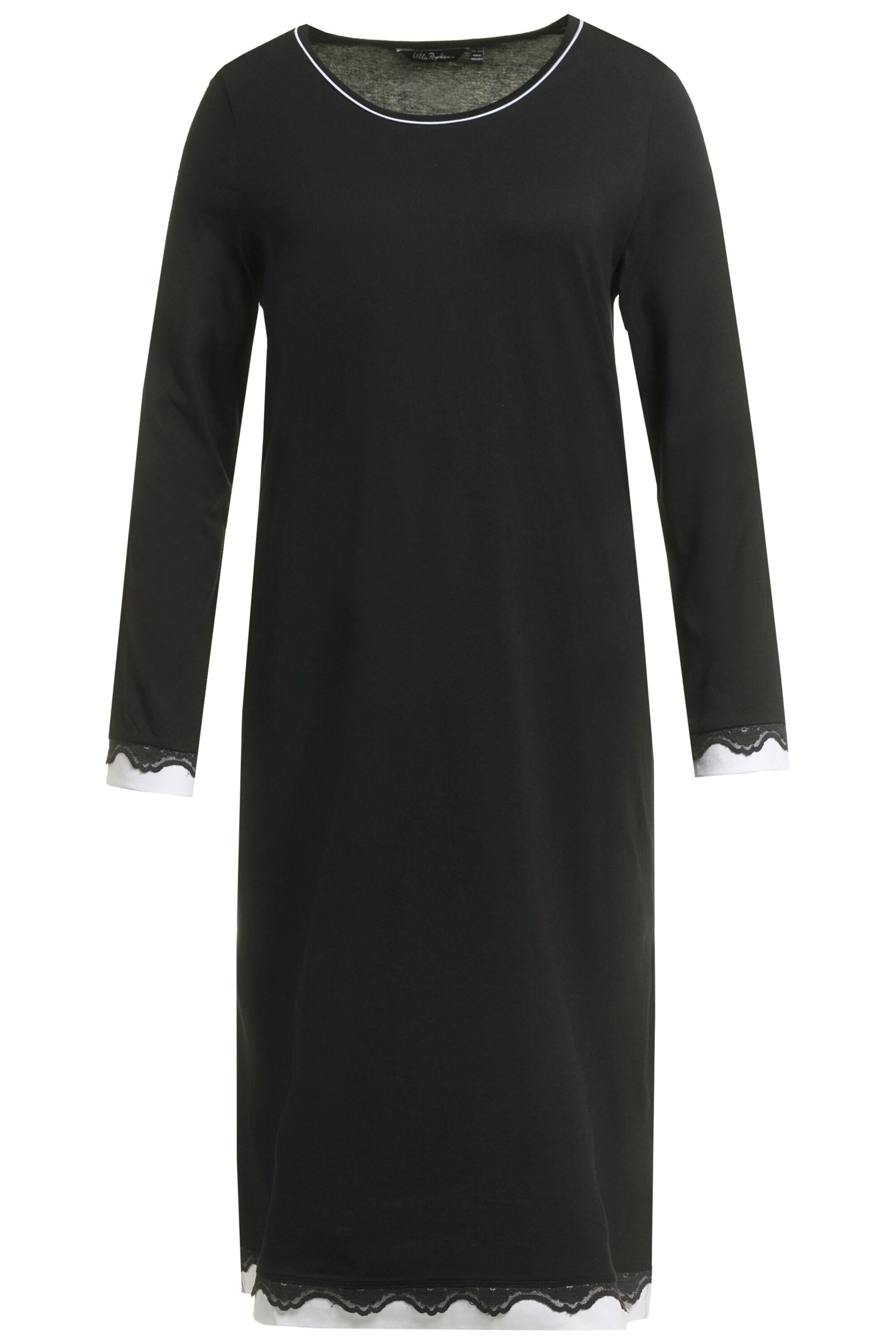Ulla Popken Nightgown in Black: front
