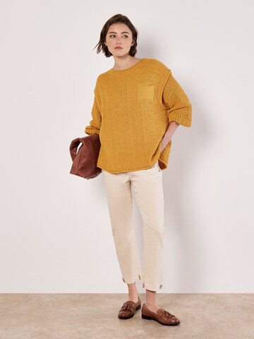Pull-over ' ' Apricot en jaune