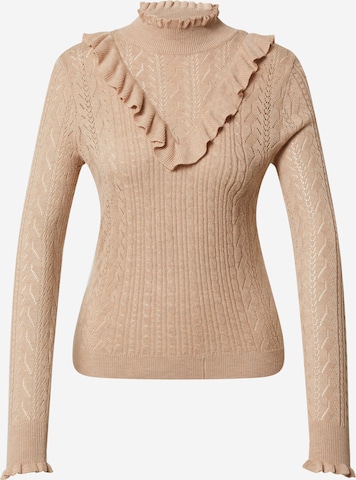 EDITED Sweater 'Elka' in Beige: front