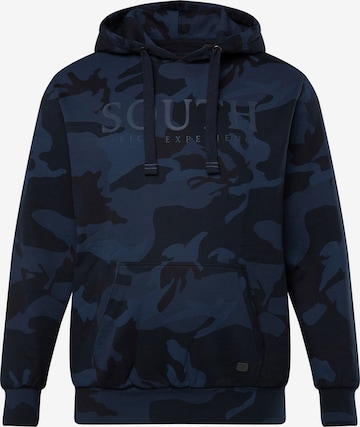 Sweat-shirt JP1880 en bleu : devant