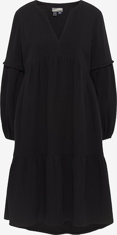 DreiMaster Vintage Dress in Black: front