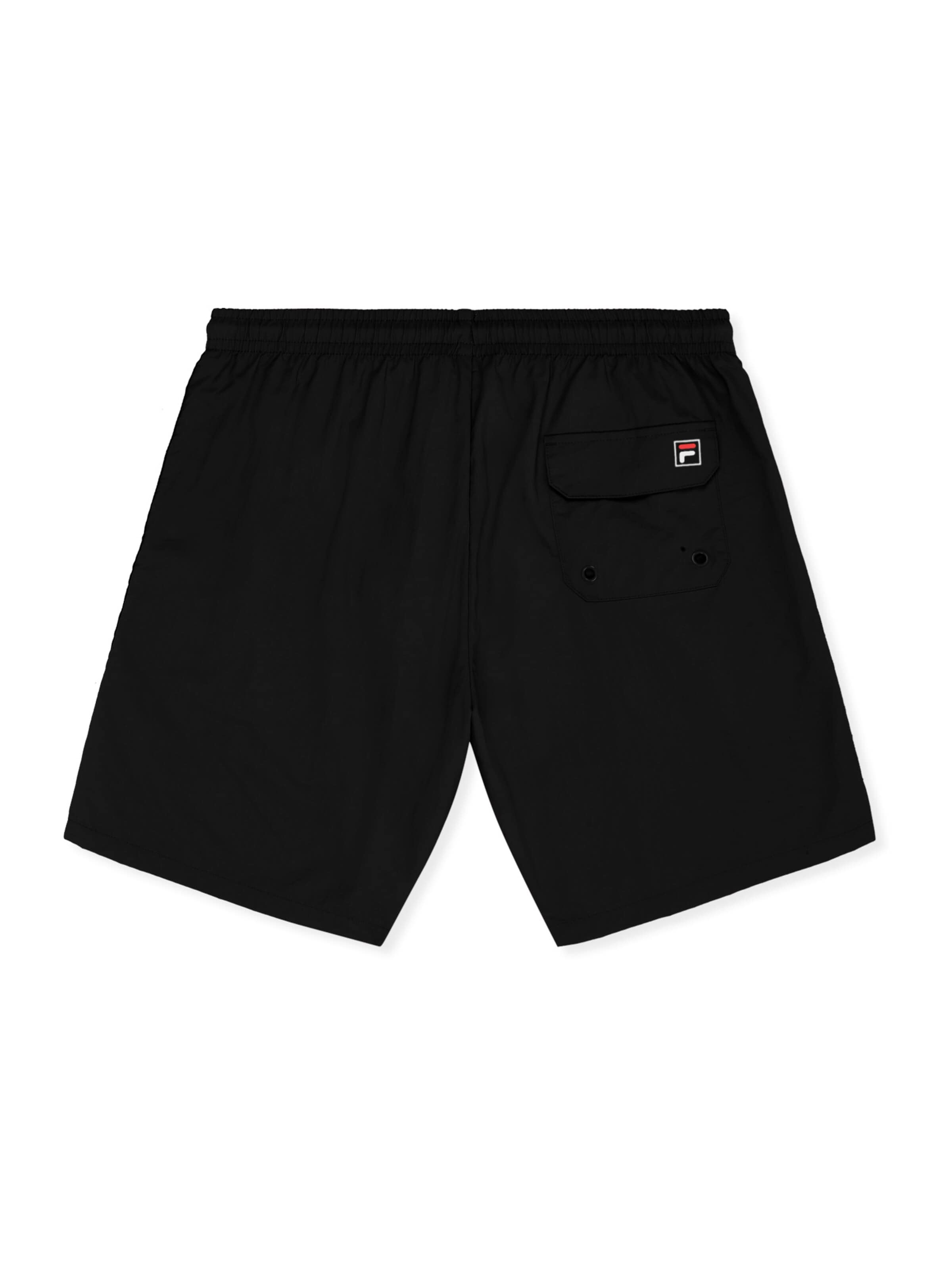 Shorts de bain 'LERICI loose heritage tape beach shorts' FILA en noir