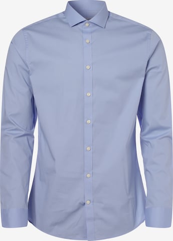 Tiger of Sweden Slim fit Business Shirt in Blue: front