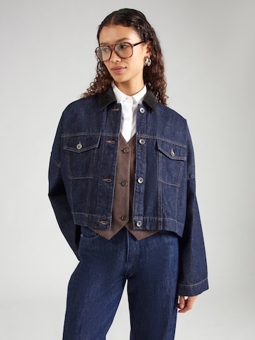 DRYKORN Between-Season Jacket 'HOLBROOKS_1 10' in Blue: front