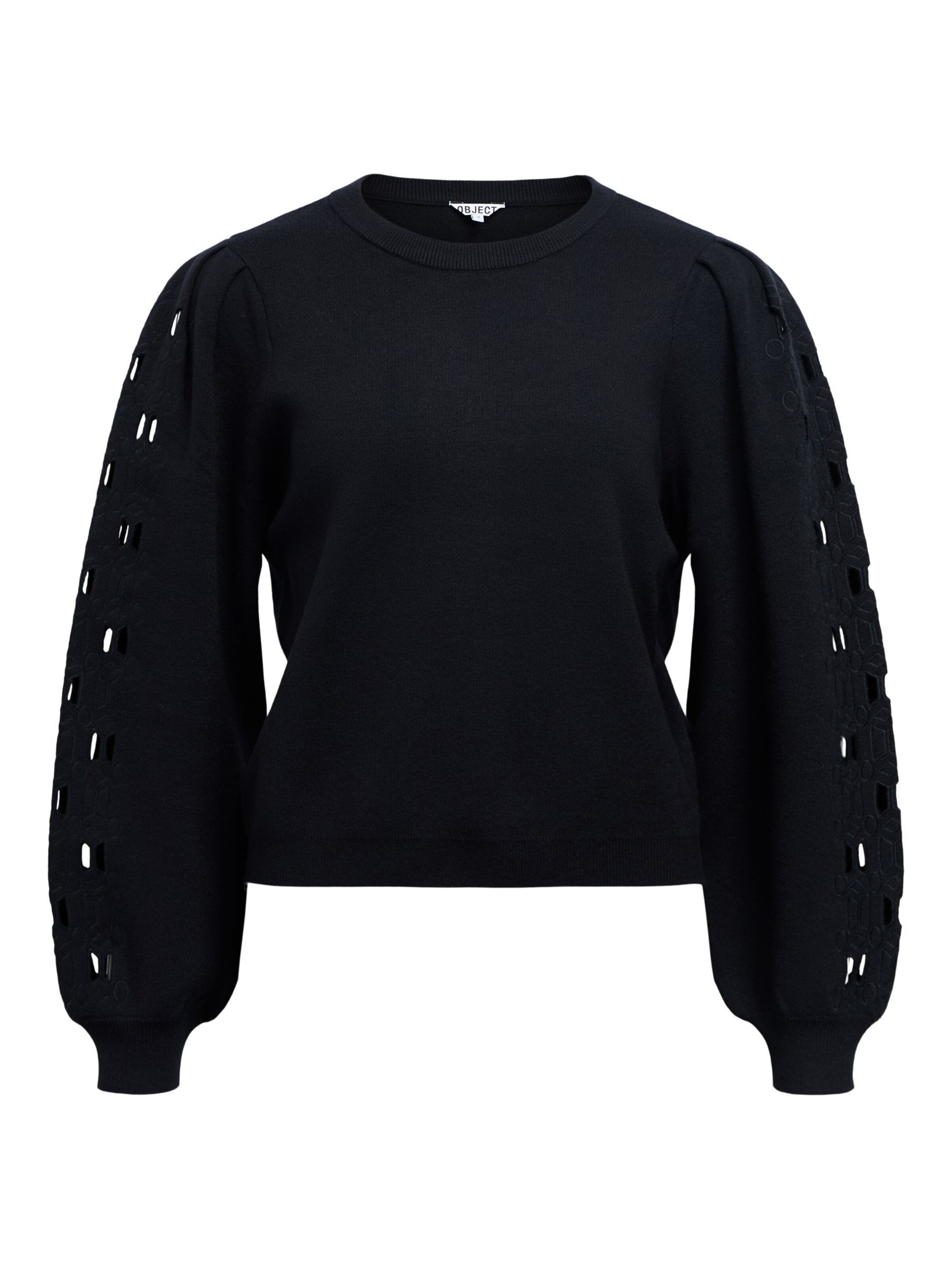 OBJECT Sweater in Black: front