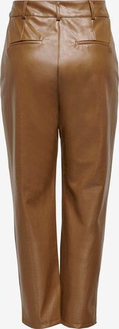 ONLY Regular Pants 'Jacky' in Brown