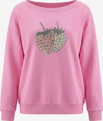 Sweat-shirt MYMO en rose : devant