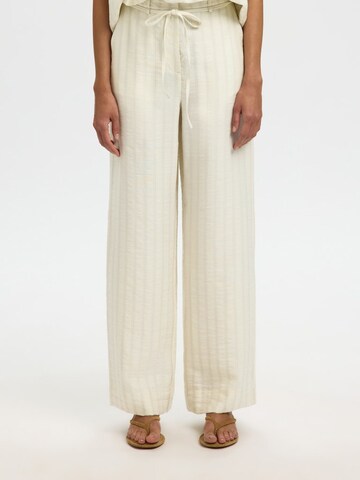 SELECTED FEMME Wide leg Pants in Beige