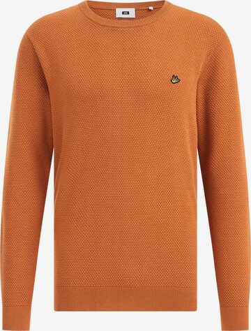 WE Fashion Sweater in Orange: front