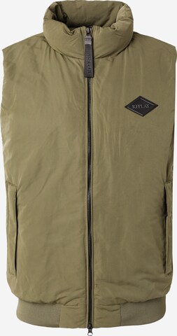 REPLAY Vest 'Gilet' in Green: front