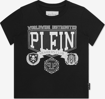 Philipp Plein - Camiseta 'College' en negro: frente