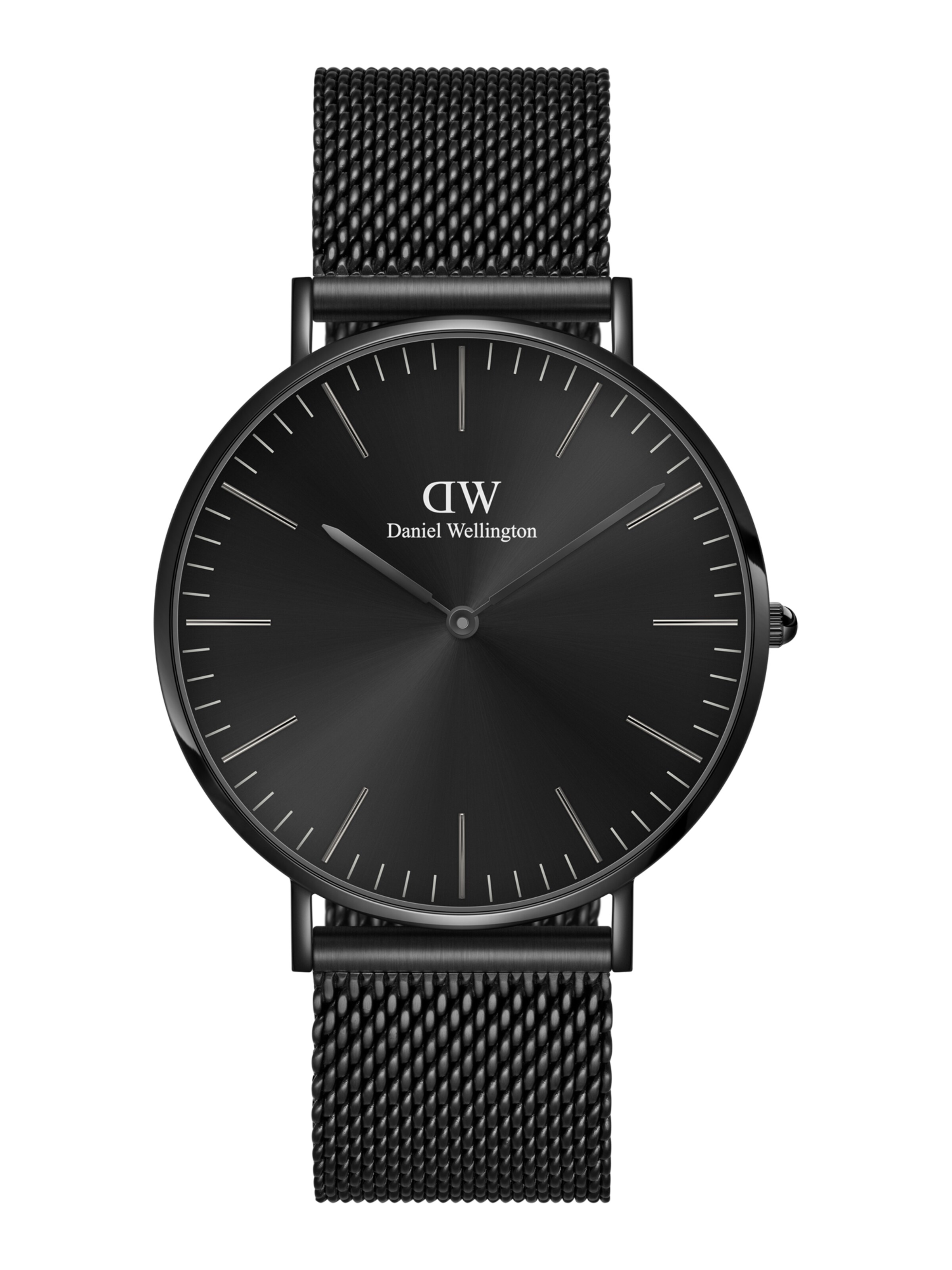 Daniel Wellington Analog watch 'CLASSIC' in Black: front