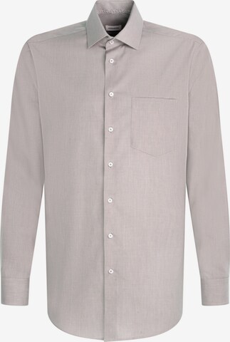 Chemise business SEIDENSTICKER en gris : devant