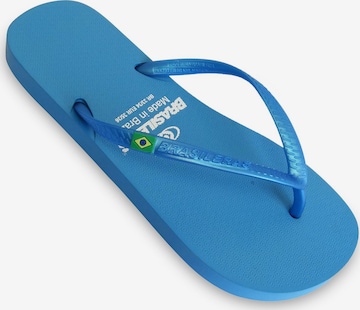 Brasileras Strand-/badschoen 'Classic Pearl W' in Blauw: voorkant