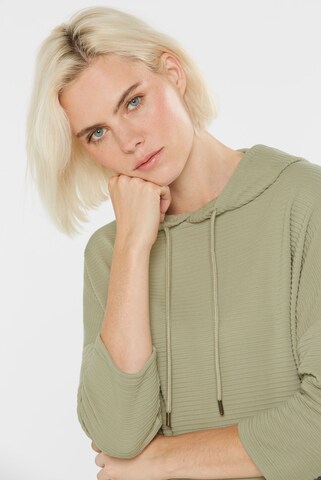 SENSES.THE LABEL Sweatshirt 'SO:LA' in Grün
