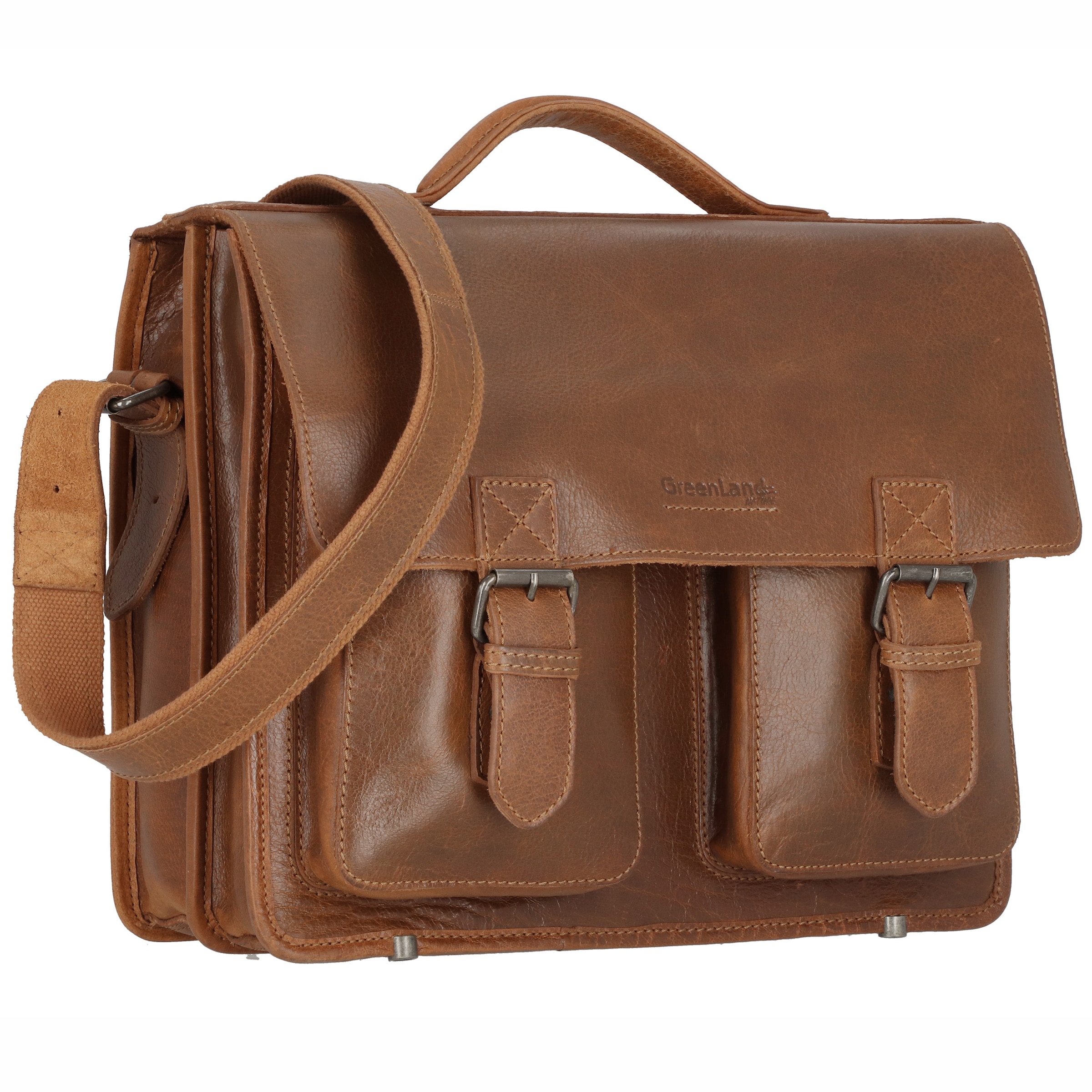 Greenland Nature Document bag in Brown