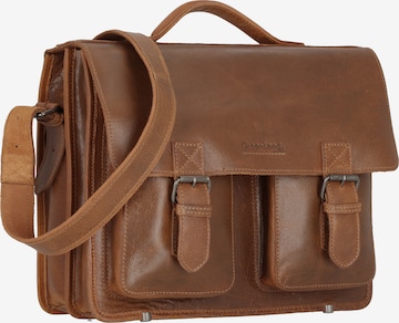 Greenland Nature Document Bag in Brown