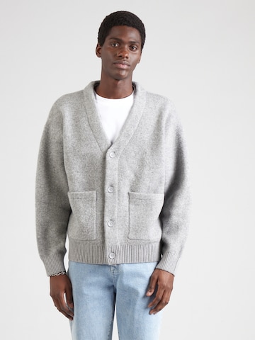 JACK & JONES Strickjacke in Grau: Vorderseite