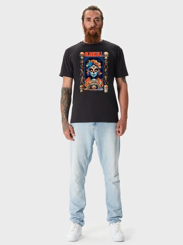 Oldskull Shirt 'Xtreme Shugamama' in Zwart