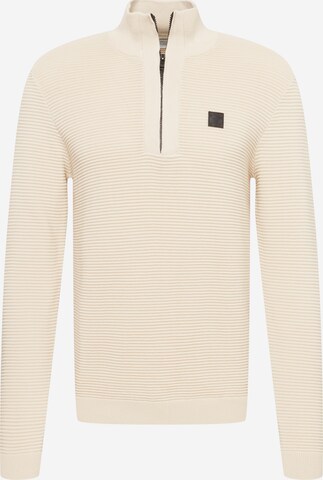 !Solid Pullover 'Valencia' in Beige: predná strana