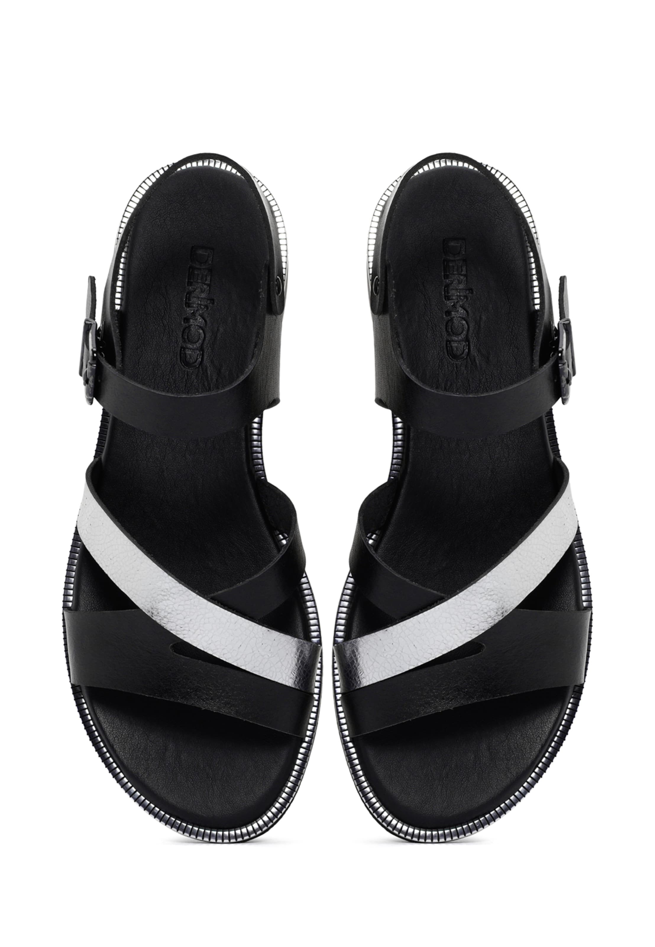 Derimod Sandalen met riem in Zwart