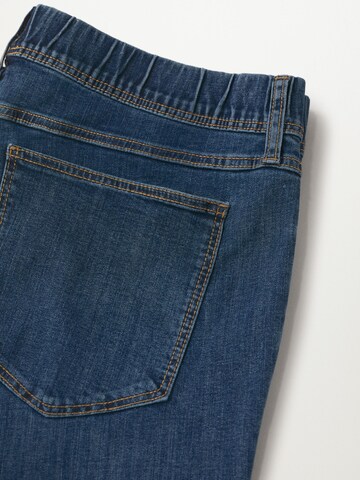 MANGO Skinny Jeans pajkice 'MASSHA' | modra barva