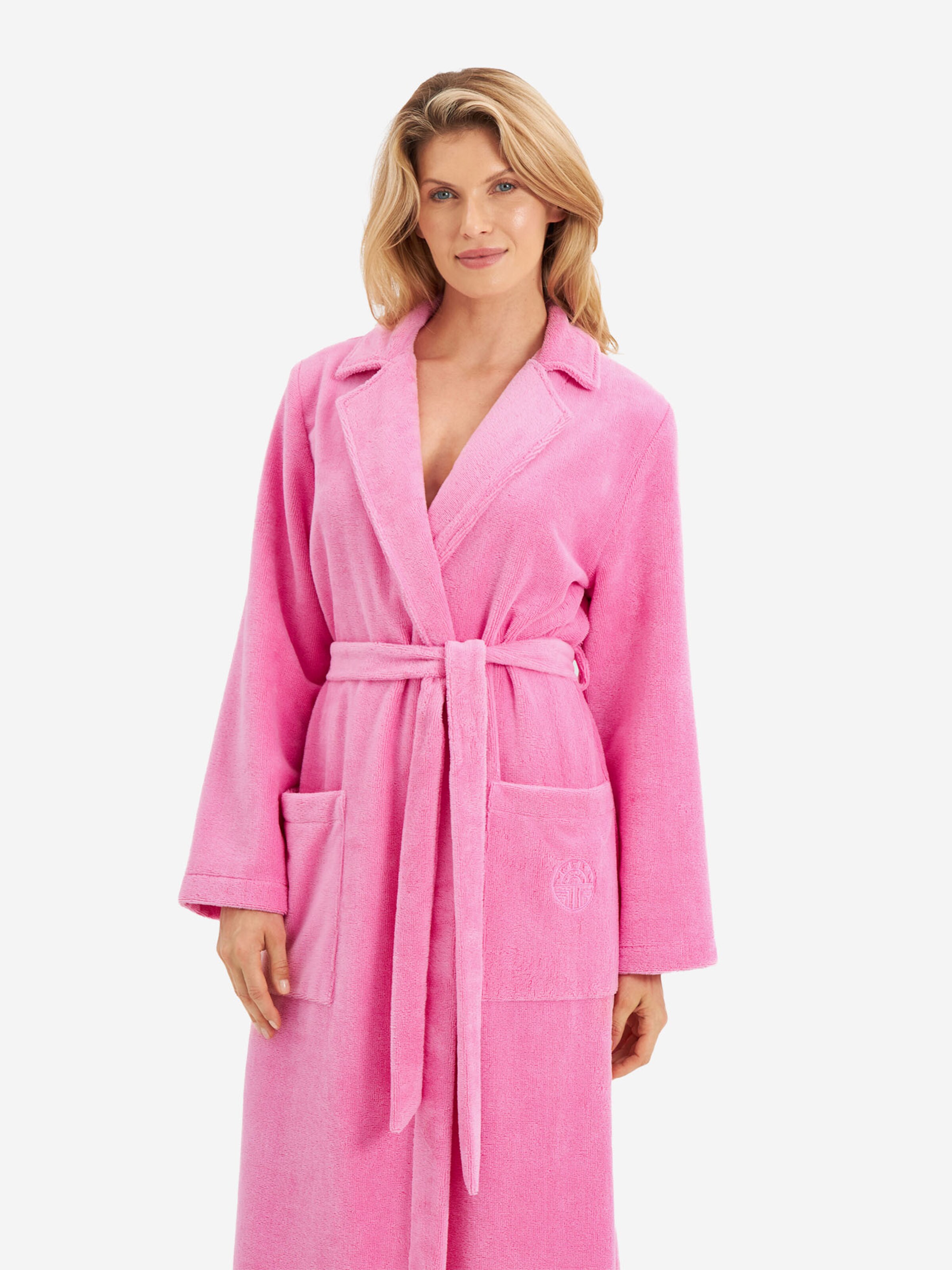 FÉRAUD PARIS Morgenmantel ' Spa ' in Pink