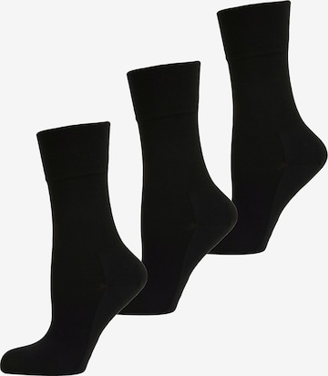 ELBEO Socks ' 3er-Pack Sensitive Bamboo ' in Blue: front